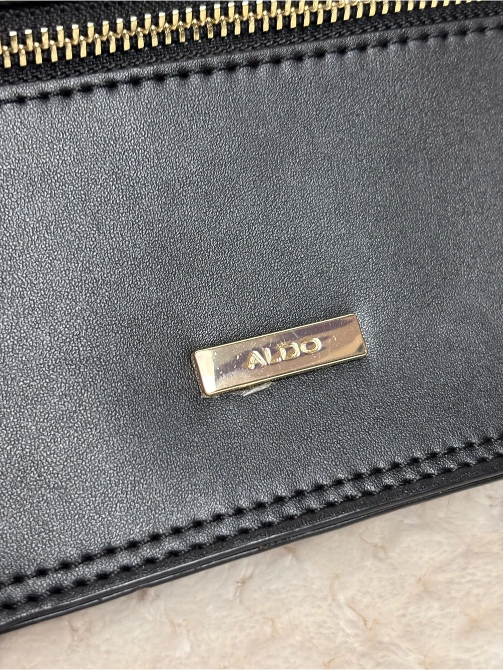 Aldo Lovowia Faux Leather Snake Crossbody Bag